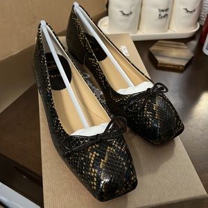 Christian Louboutin Mamadrague Snake Print Ballerina Flats 9.5 (39.5 IT) BNIB